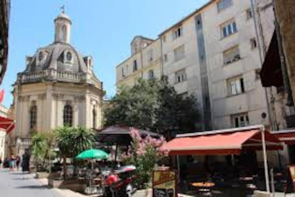 Studio Sous Les Toits Tres Bien Place Et Climatise Montpellier Exterior foto